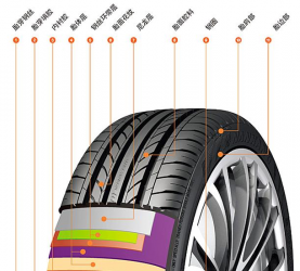 轮胎剖面图